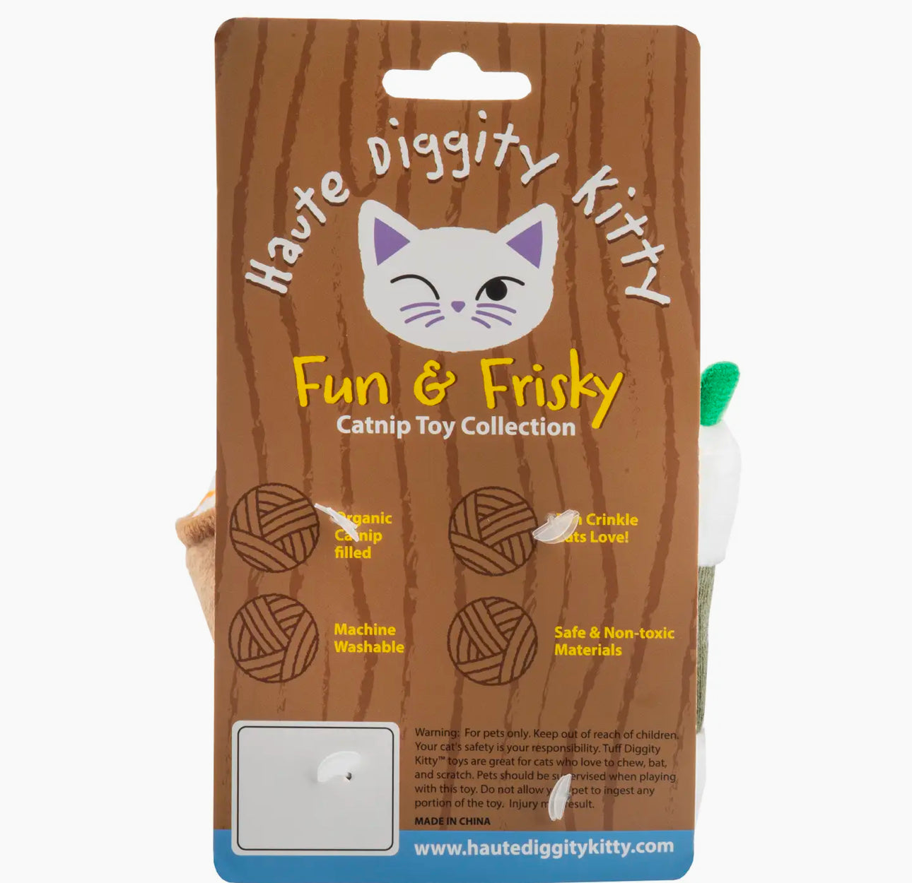 Haute Diggity Kitty Catnip Infused Meowbucks Plush