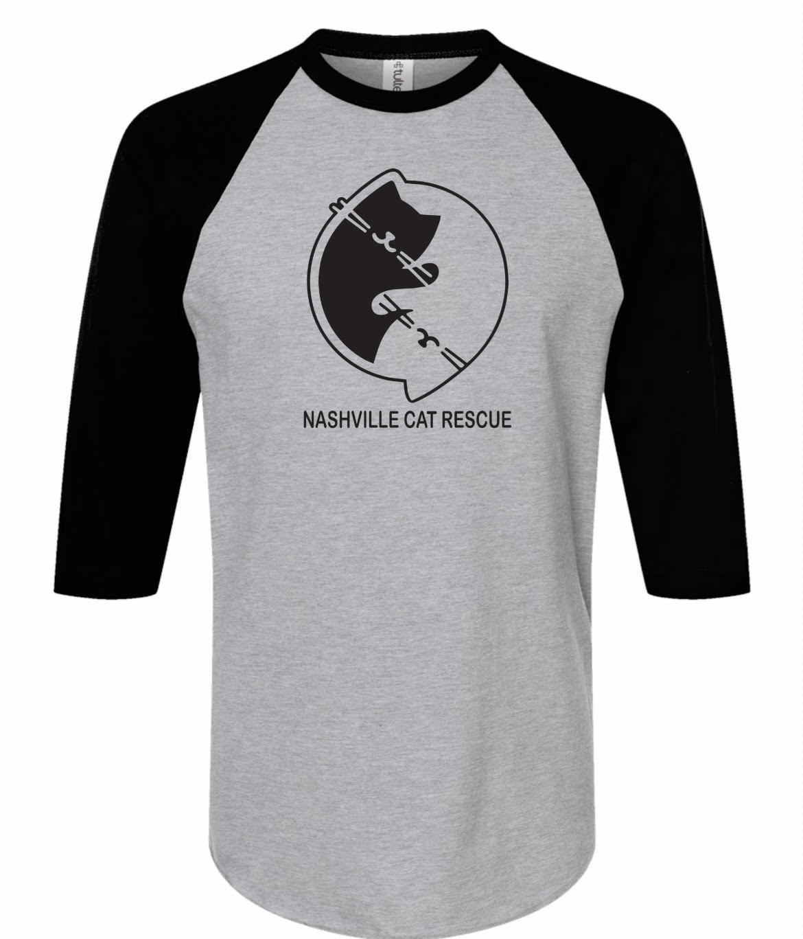 Kitty yin-yang 3/4 sleeve tee