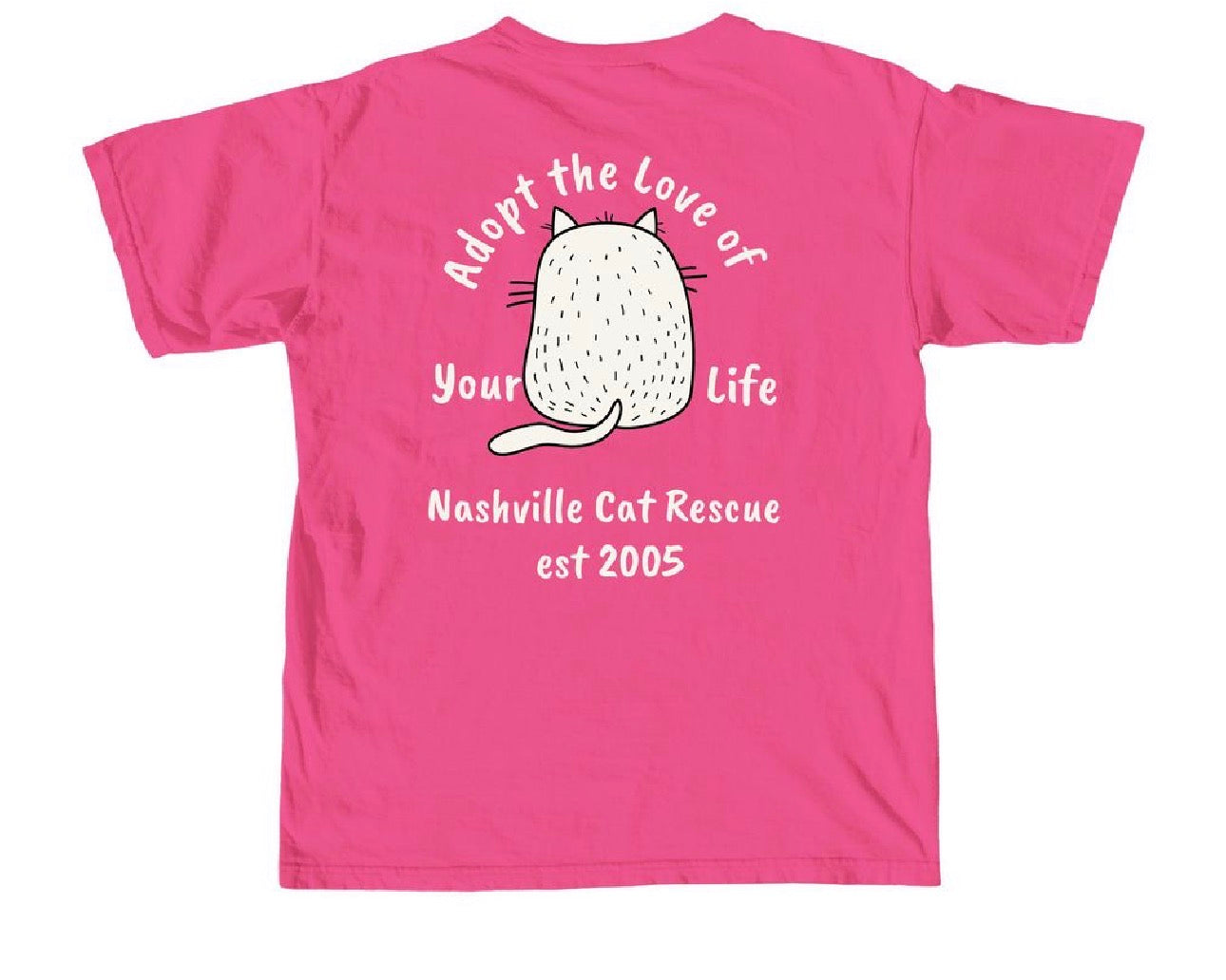 Comfort Colors Love of Your Life T-Shirt in Neon Pink